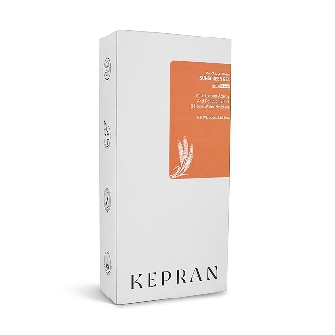 Sunscreen Gel, SPF 50,8 hours Water Resistant, Anti-Oxidant, 50ml