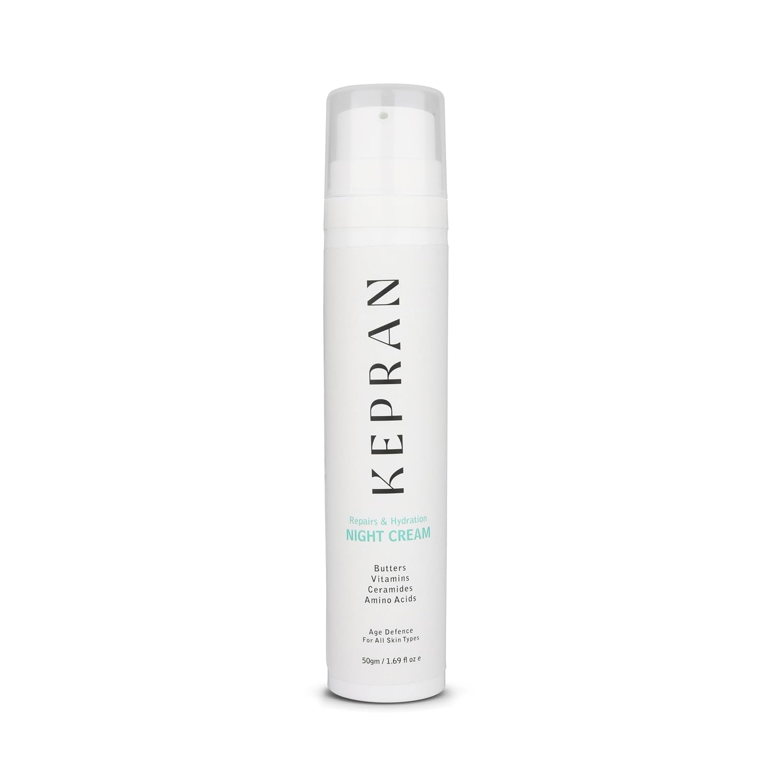 Repairs & Hydration Night Cream, 50g, with Butters, Vitamins, Ceramides, Amino Acids
